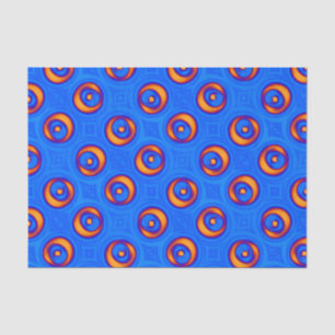 Papel De Seda Azul Neon Laranja Vermelho Amarelo