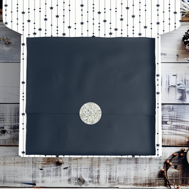 Papel De Seda Azul-Noite Sólido (Criador carregado)