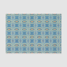 Azul-safra com padrão