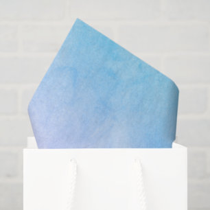 Papel De Seda Azul Tendência para Ombre de Água Colorida Rosa Ho