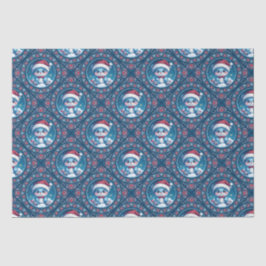 Papel De Seda Azulejo Festivo Cute Kawaii Mandala Geo