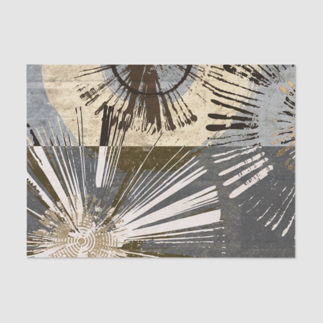 Papel De Seda Azulejos de explosão I (Frente )