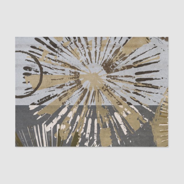 Papel De Seda Azulejos de explosão III (Frente )