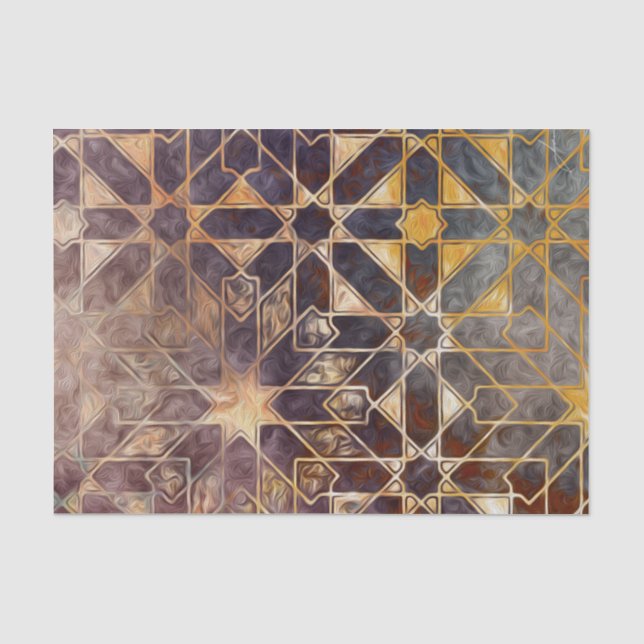 Papel De Seda Azulejos Místicos I (Frente )