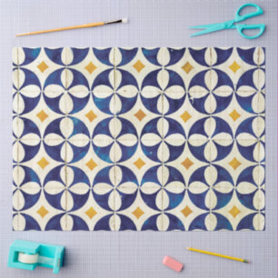 Papel De Seda Azulejos Portugueses - Azulejo Pattern Design