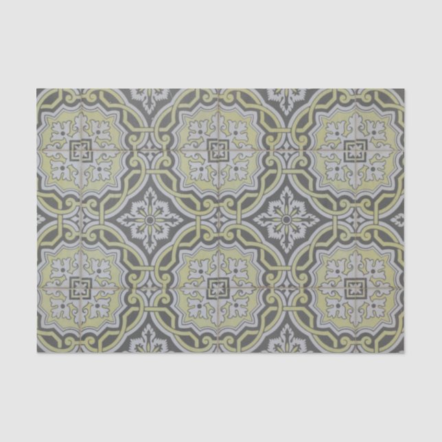 Papel De Seda Azulejos Vintage (Frente )