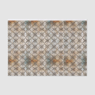 Papel De Seda Azulejos Vintage Barroco para Decoupage ou Colagem
