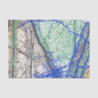 Papel De Seda Azurite Malachite Stone