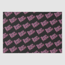 Babe do chefe rosa brilhante