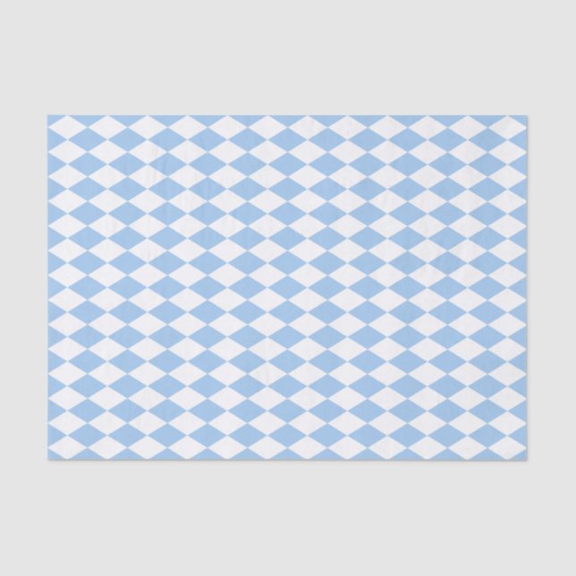 Papel De Seda Baby Blue Harlequin (Frente )