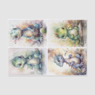 Papel De Seda Baby Dinos