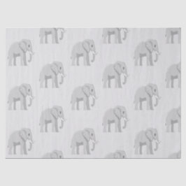 Papel De Seda Baby Elephant & Sunset Lake Whimsical Tissue Paper