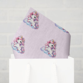 Papel De Seda Baby Unicorn Tissue Paper