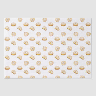 Papel De Seda Bacon Ovo e Queijo Bagel Sanduíche NYC