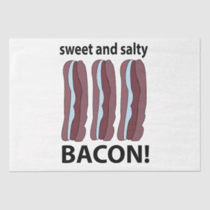 Papel De Seda Bacon Sweet E Salty Bacon