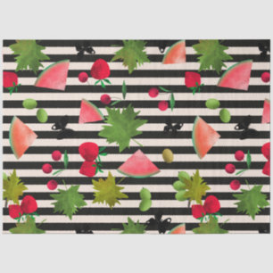 Papel De Seda Bagas de fruta comida de cozinha de verão