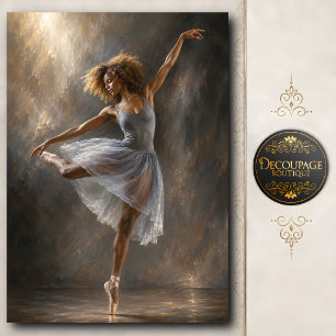 Papel De Seda Bailarina Contemporânea de Ballet Graciosa