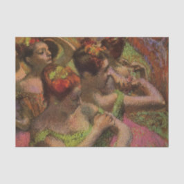 Papel De Seda Bailarinas Ajustando Seus Vestidos (Edgar Degas)