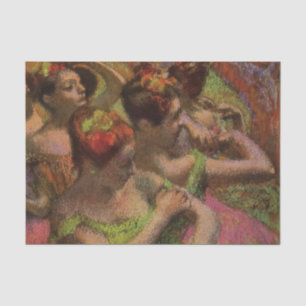 Papel De Seda Bailarinas Ajustando Seus Vestidos (Edgar Degas)