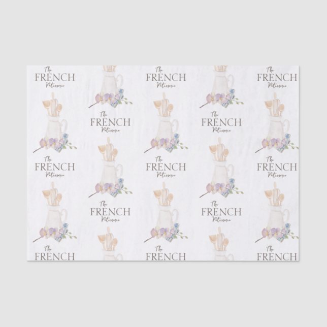 Papel De Seda Bakery Patisserie Cafe Business (Frente )