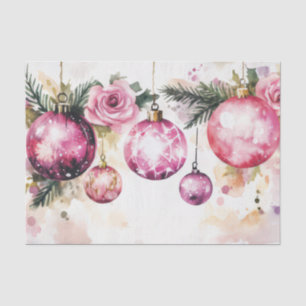 Papel De Seda Balas e Flores de Natal Coloridas
