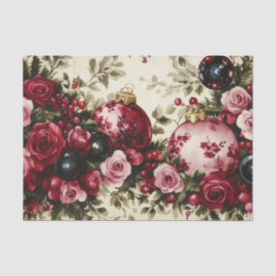 Papel De Seda Balas e Flores de Natal Coloridas