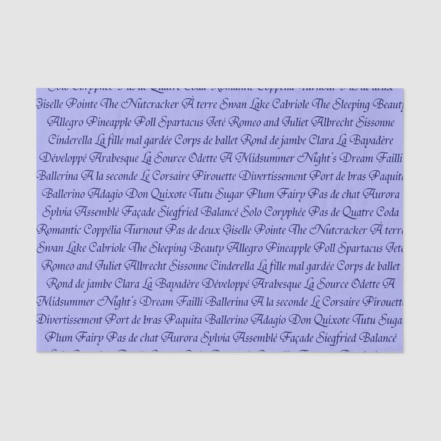 Papel De Seda Balé (Frente )