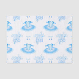 Papel De Seda Balé Azul, Tutu e Calçados Ponteiro