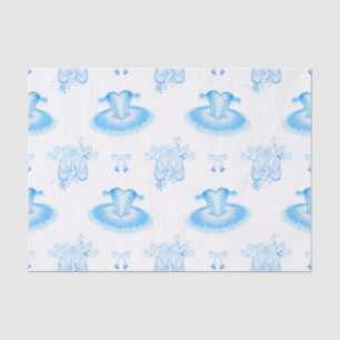 Papel De Seda Balé Azul, Tutu e Calçados Ponteiro