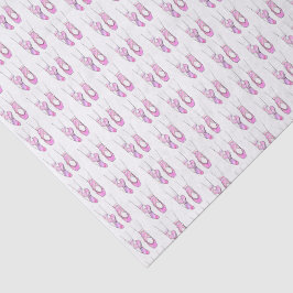 Papel De Seda Balé Ballerina Rosa Quente