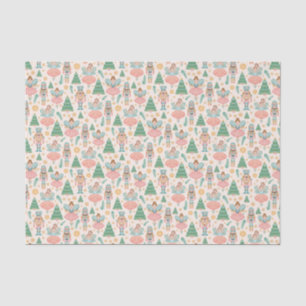 Papel De Seda Balé e Fadas de Nozes em Fundo de Creme