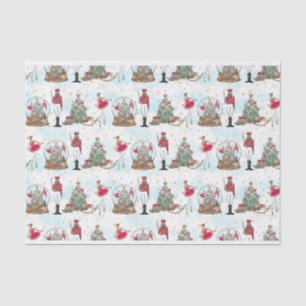 Papel De Seda Balé Nutcracker afro-americano Dancer White