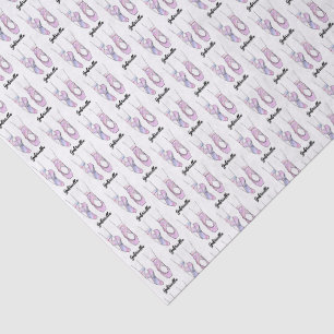 Papel De Seda Balé Personalizado Ballerina