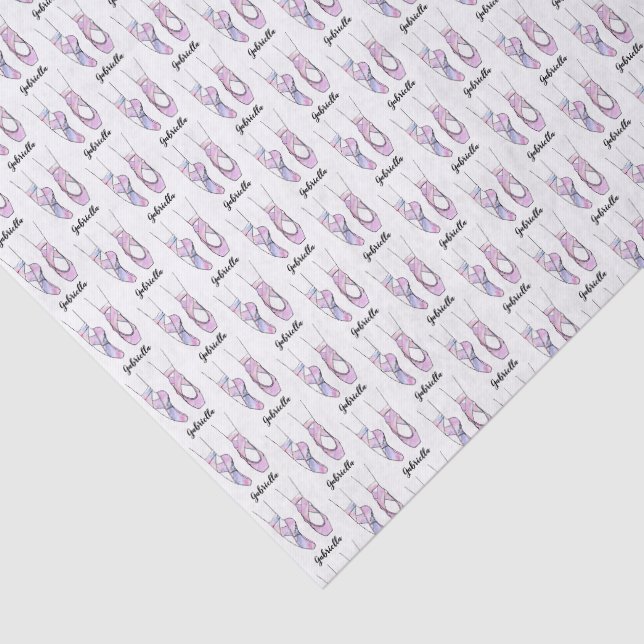 Papel De Seda Balé Personalizado Ballerina (Detalhes)