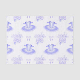 Papel De Seda Balé Roxo Aniversário Tutu e Calçados Ponteiro