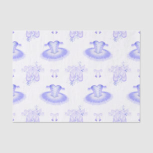 Papel De Seda Balé Roxo Aniversário Tutu e Calçados Ponteiro