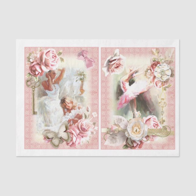 Papel De Seda Balé série 1 (Frente )