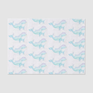 Papel De Seda Baleia em pastel