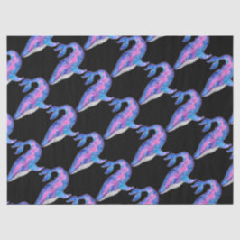 Papel De Seda Baleia espacial