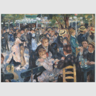 Papel De Seda Ball no Moulin de la Galette, Auguste Renoir