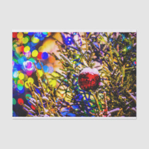 Papel De Seda Ball Red de Natal
