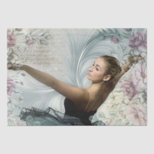Papel De Seda Ballerina Balé Dancer
