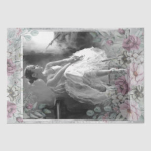 Papel De Seda Ballerina Balé Dancer