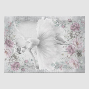 Papel De Seda Ballerina Balé Dancer