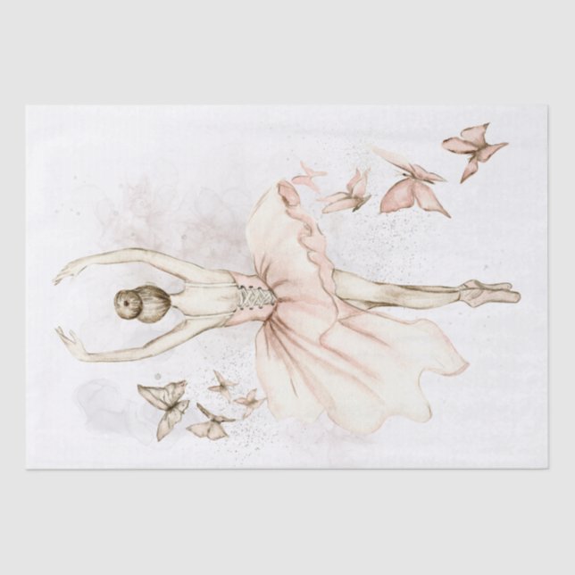 Papel De Seda Ballerina Butterfly (Frente )