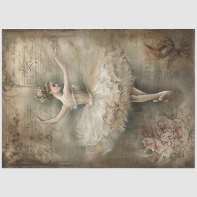 Papel De Seda Ballerina Dancer (Frente )