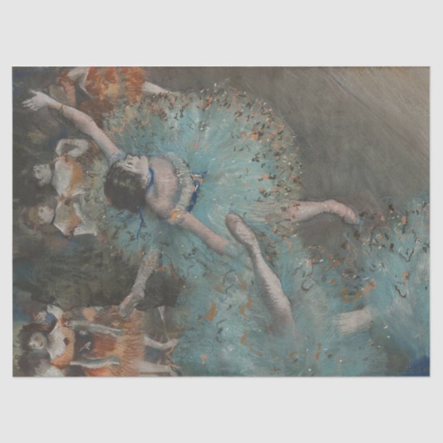 Papel De Seda Ballerina Dancer por Degas Artesanato Decoupage Wr (Frente )