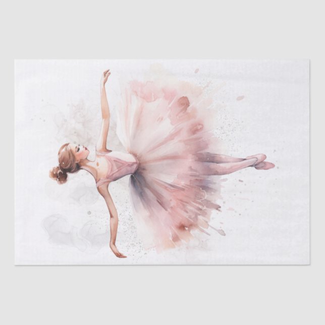 Papel De Seda Ballerina Watercolor (Frente )
