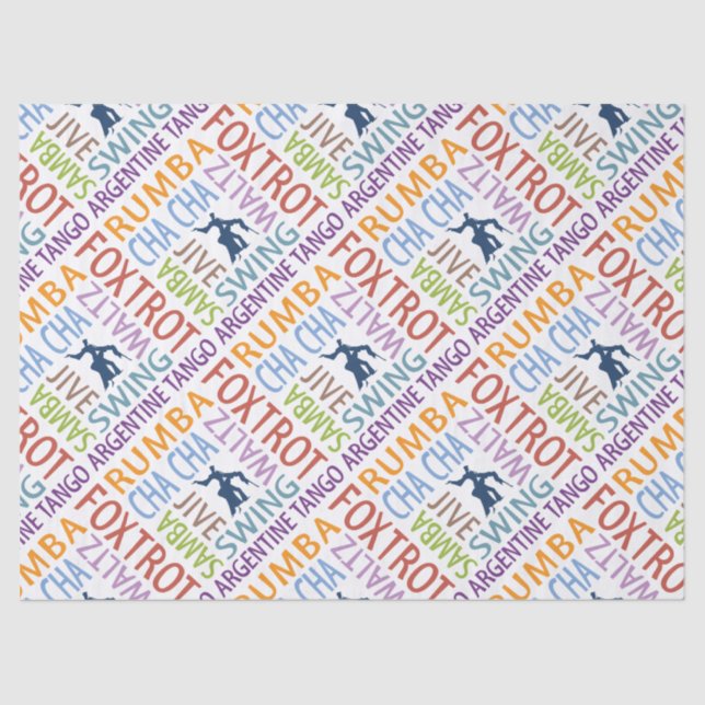 Papel De Seda Ballroom Dancing (Frente )