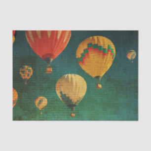 Papel De Seda Balões de ar quente Vintage